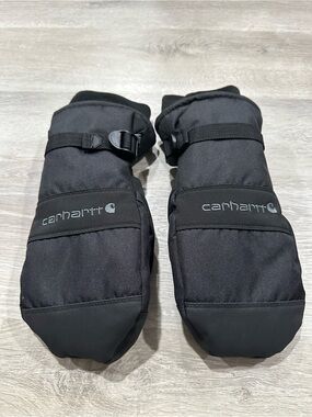 CH219 NWOT Carhartt Black Mitten Gloves L Large